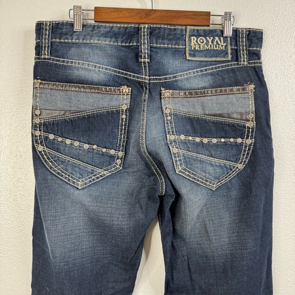 Royal Premium Denim Jeans Size 34x30 - Picture 3 of 4